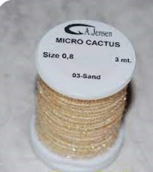 A. Jensen Micro-Cactus Chenille 0.8mm - sand
